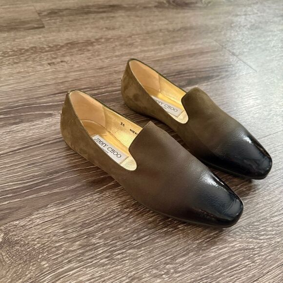 Jimmy Choo Ombré Slip On Loafers New - Picture 2 of 9